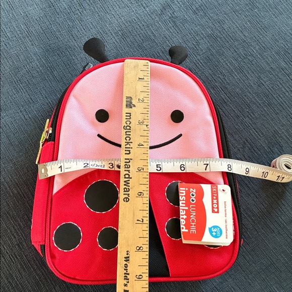 NWT✨Skip Hop Zoo Insulated Lunch Bag: 🌸 Lady Bug - Picture 8 of 8